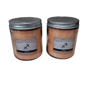 Two Sagittarius candles
